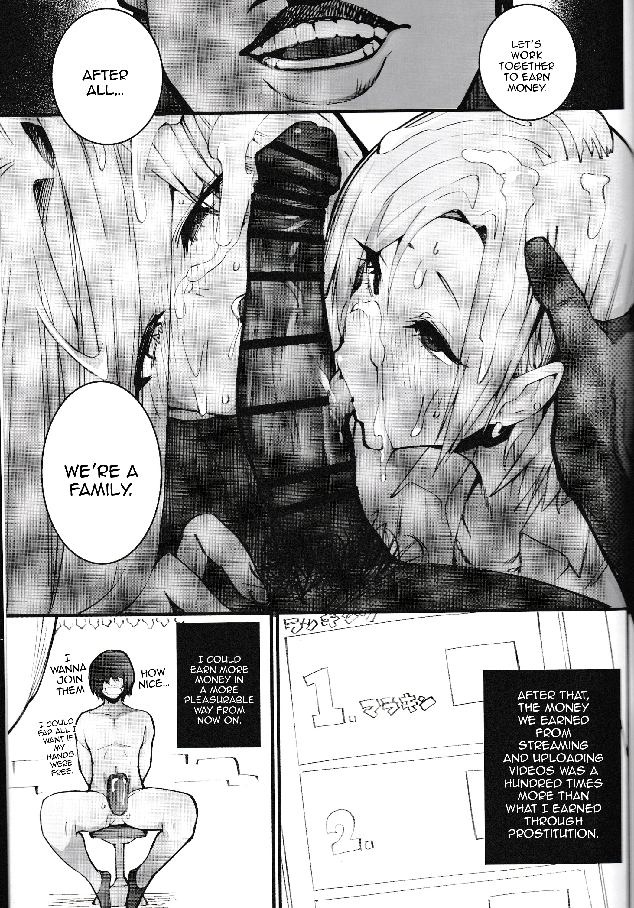 Hentai Manga Comic-A Gyaru Mother And Daughter's Unsavory Way To Earn Money-Read-16